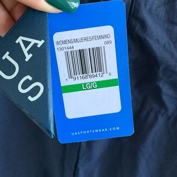 NWT Under Armour Navy Tank Shirt Active Coach Hiking Fishing Outdoor Large - Picture 4 of 4